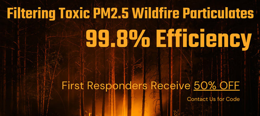 Filtering Toxic PM2.5 Wildfire Particulates at 99.8% Efficiency