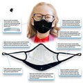 (4 Pack) Unicorn Tencel Nanotechnology Kids Mask Reusable 3-ply