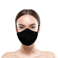 (4 Pack) Unicorn Black Tencel Nanotechnology Mask Reusable 3-ply