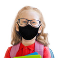 Unicorn Tencel Kids Face Mask Black - ASTM F3502 Kids Mask