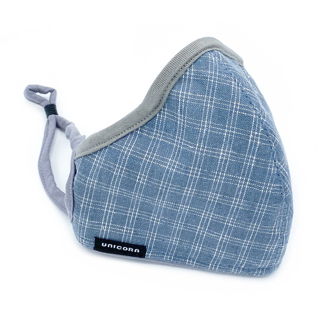 Unicorn Organic Hemp (Blue) Nanotechnology Mask Reusable 3-ply