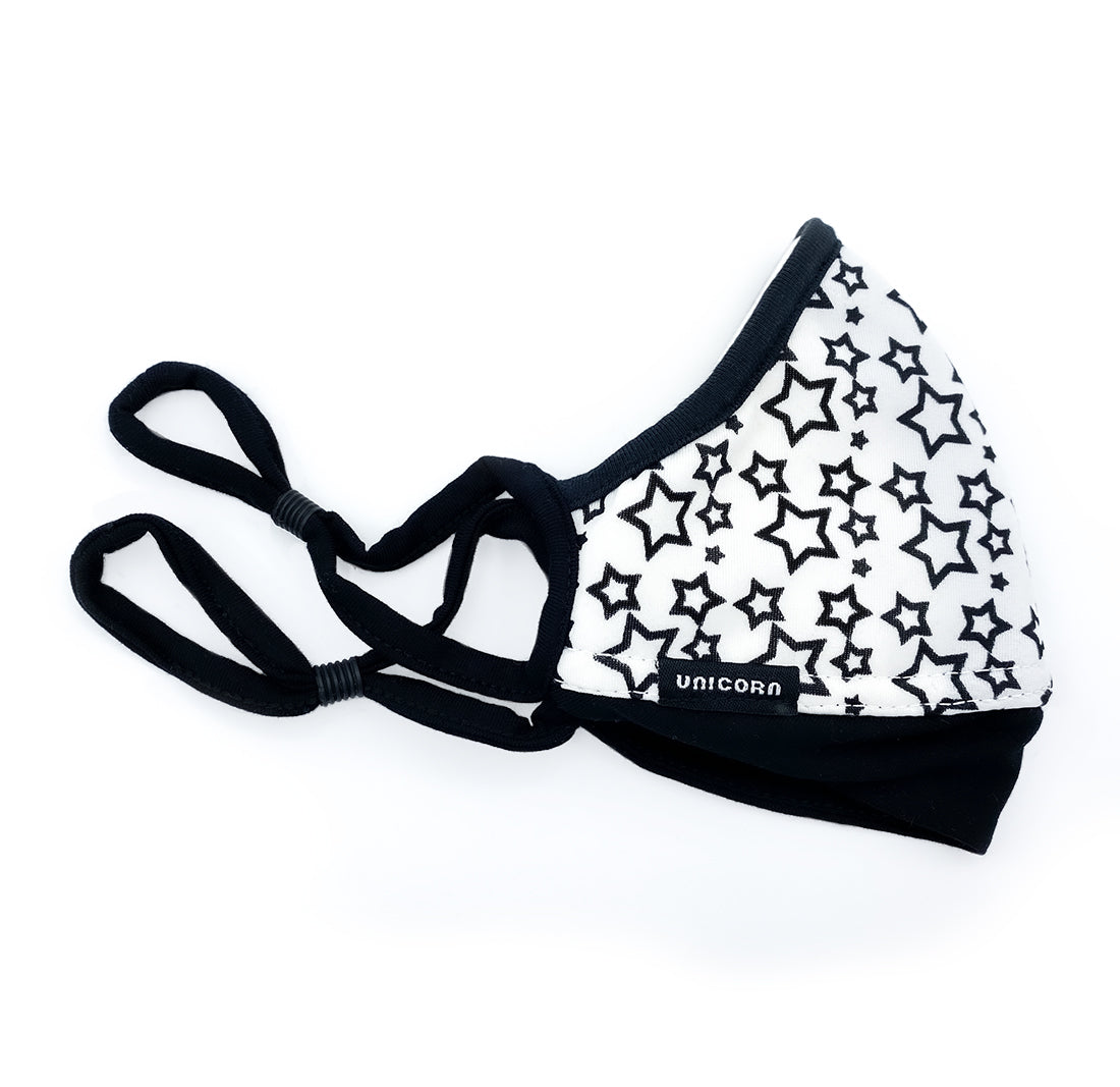 Unicorn Unity Stars Nanotechnology Mask Reusable 3-ply